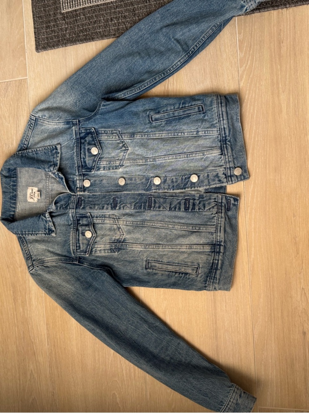 J Crew Classic Light Blue Denim Jacket